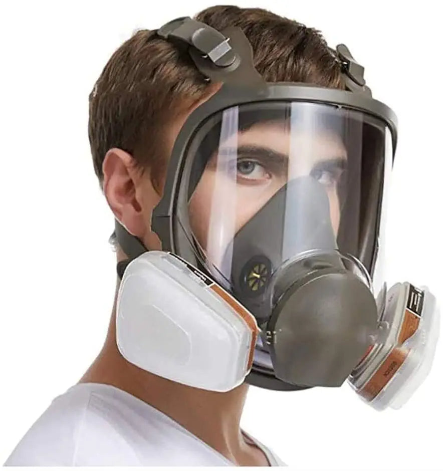 Anti-Fog Dustproof 6800 Full Face Gas Mask Industrial Painting Spraying Respirator Filter Safety Work Formaldehyde Protection