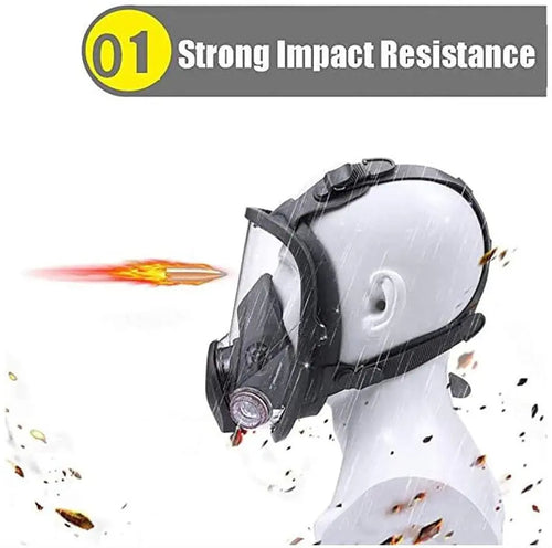 Anti-Fog Dustproof 6800 Full Face Gas Mask Industrial Painting Spraying Respirator Filter Safety Work Formaldehyde Protection